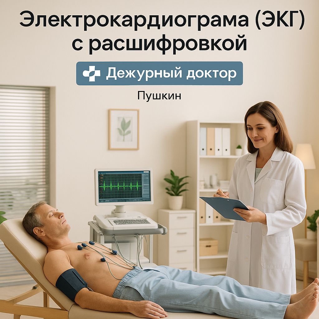 Электрокардиограмма (ЭКГ) с расшифровкой
